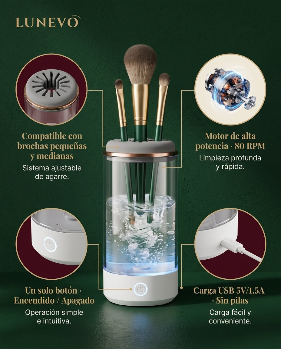 LIMPIADOR DE BROCHAS ELÉCTRICO